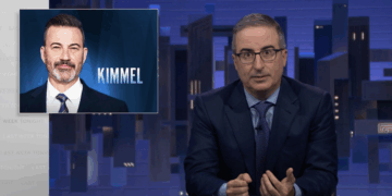 John Oliver reacts to Kimmels suspension with a direct message to Disneys CEO