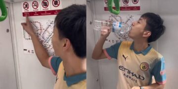 Man ‘challenges’ MRT rule by drinking water on-camera; SMRT makes police report, Singapore News
